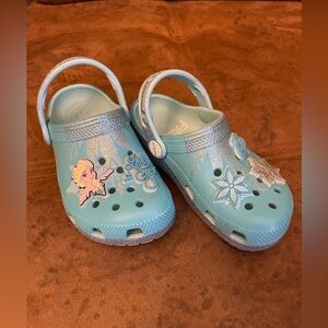 Kids Crocs Clogs, 11C, Let it go limited edition